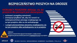 alt=&quot; Grafika przedstawiająca zmiany w przepisach dotyczących pieszych na drodze. Do czego zobowiązany jest kierujący zbliżający się do przejścia dla pieszych.&quot;